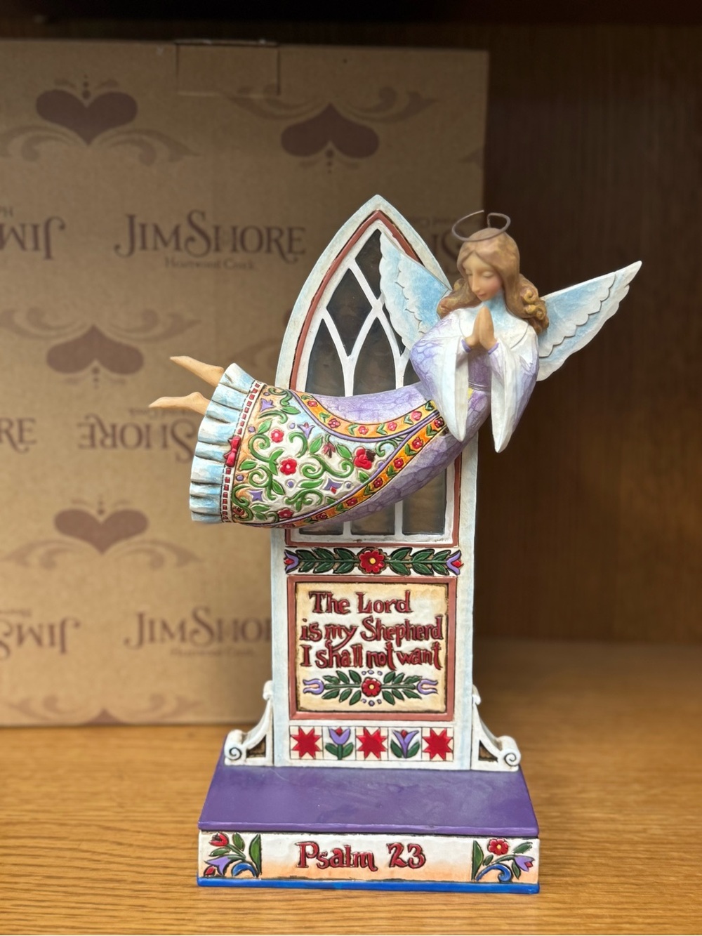 Jim Shore Blue Collector Display Base